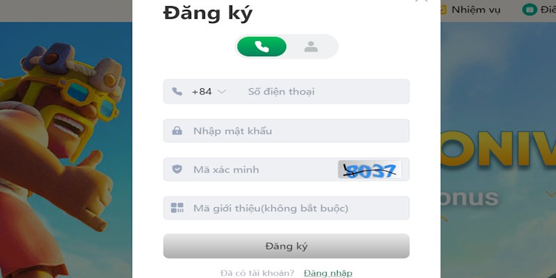 Đăng ký tài khoản K8CC chỉ trong 1 phút